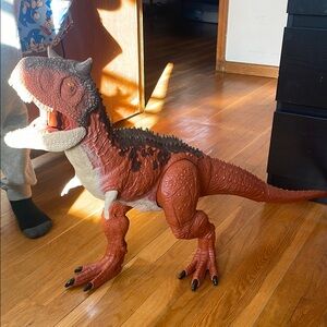 Realistic Dinosaur Toy - Brown and Black